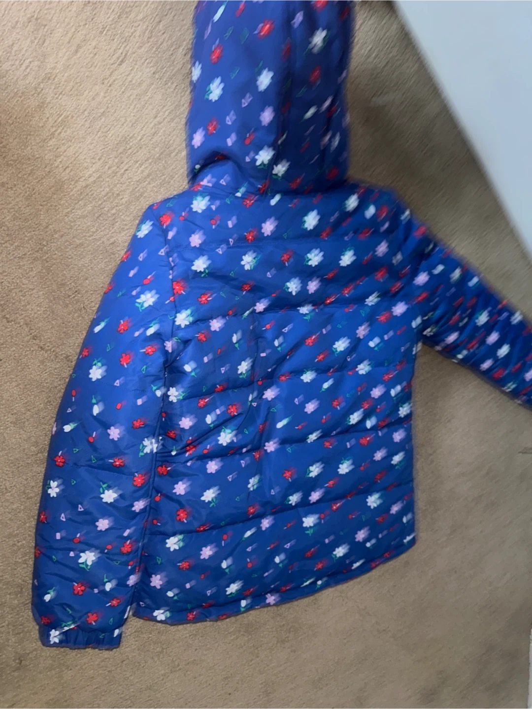 Joe Fresh Kids Floral Puffer Jacket (Size 10-12) - photo 4