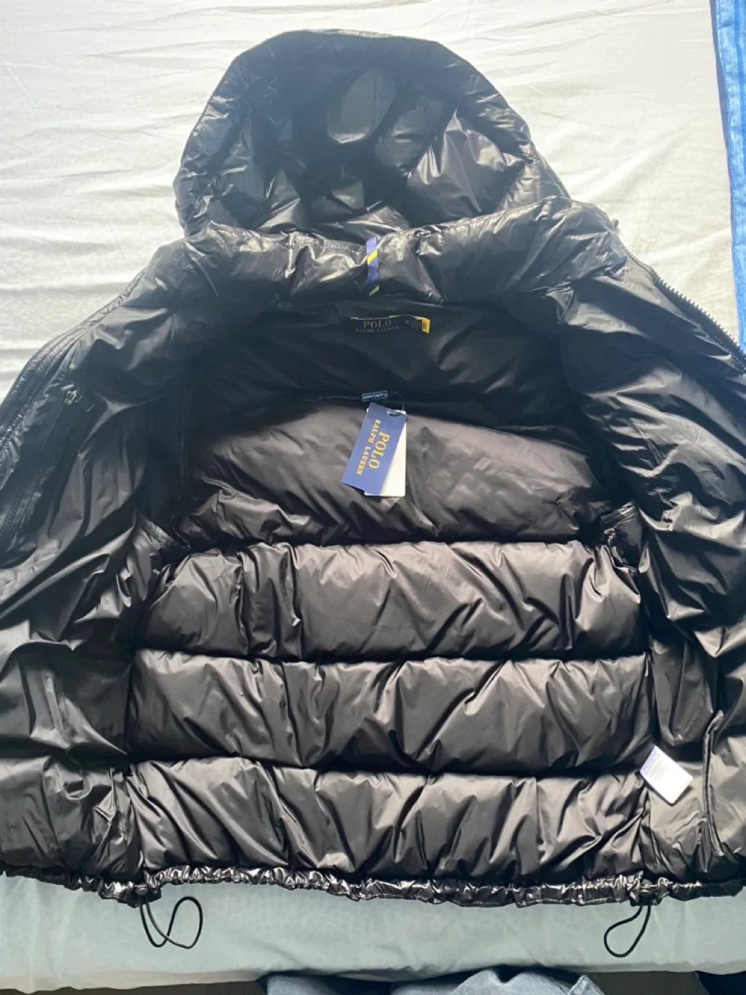 Large Polo Ralph Lauren Black Puffer Jacket image indicator(3)