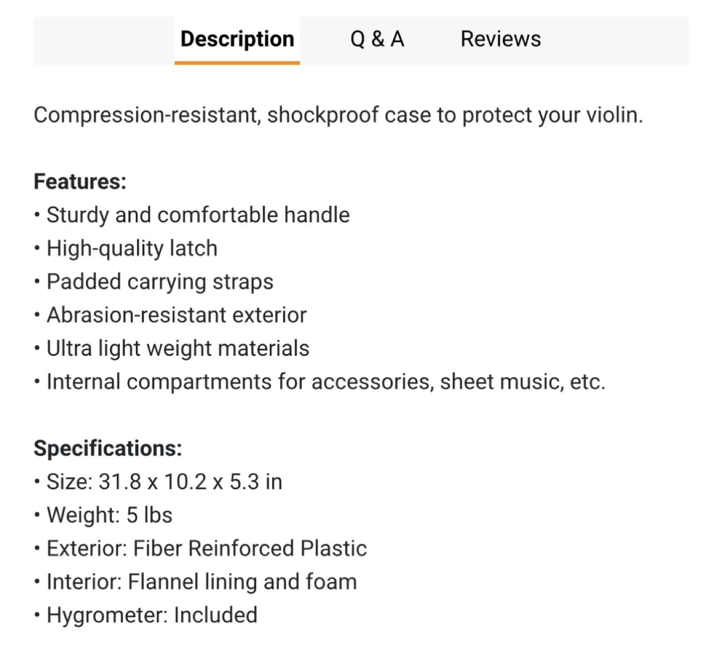Aileen 4/4 Violin Case - Blue - photo 3