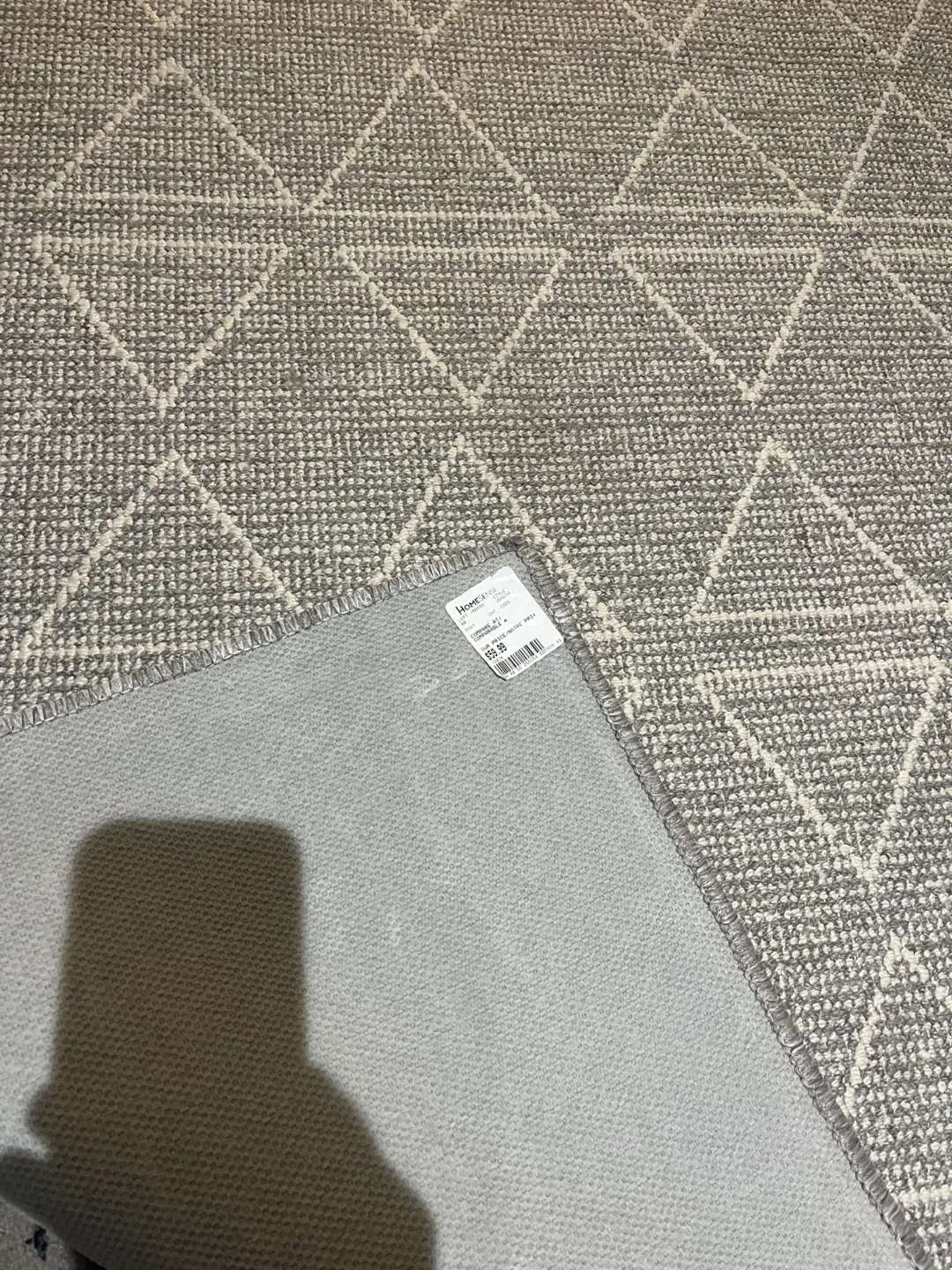 HomeSense Grey Geometric Area Rug image indicator(4)