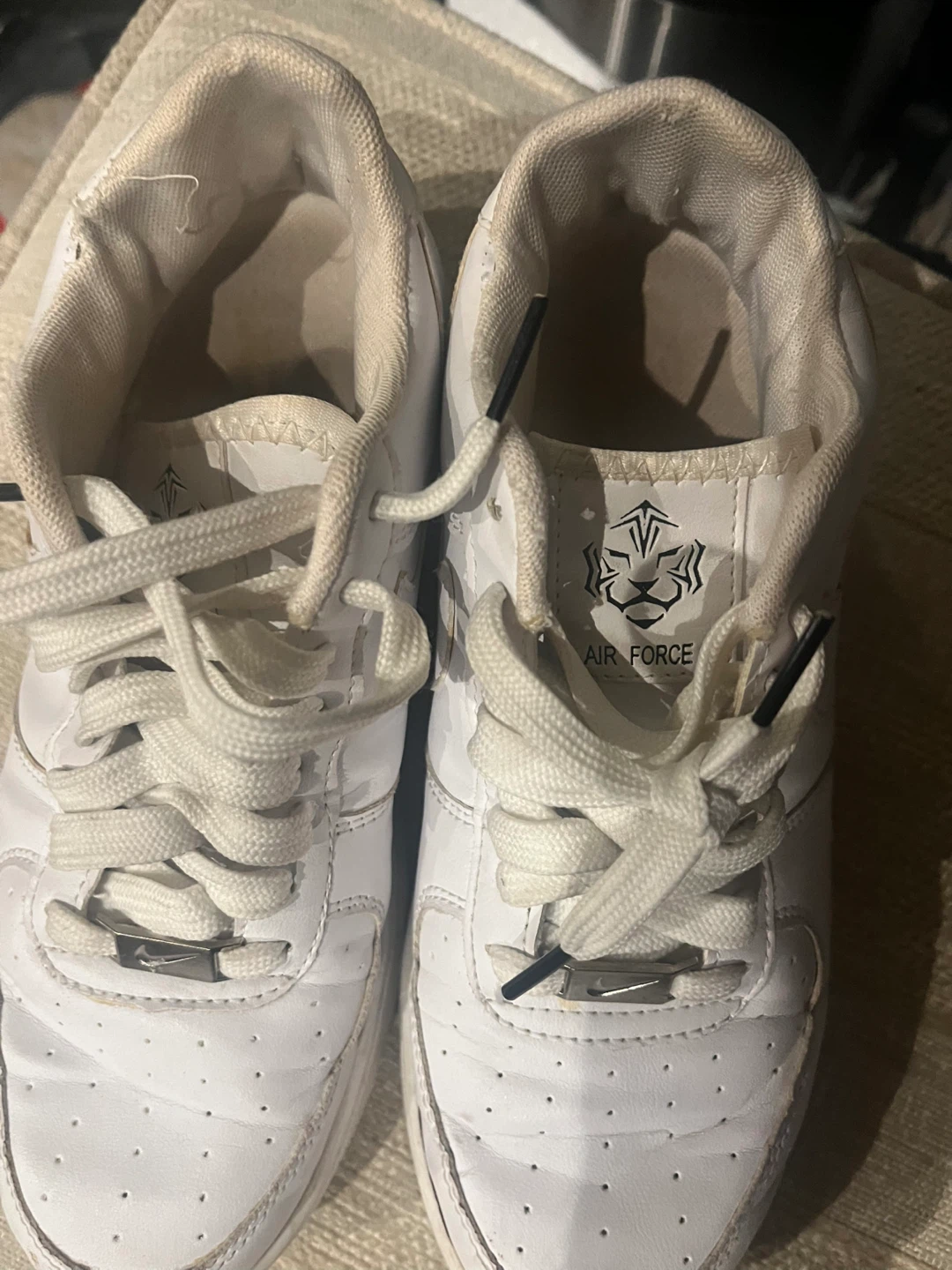 Nike Air Force White Sneakers - Size 6