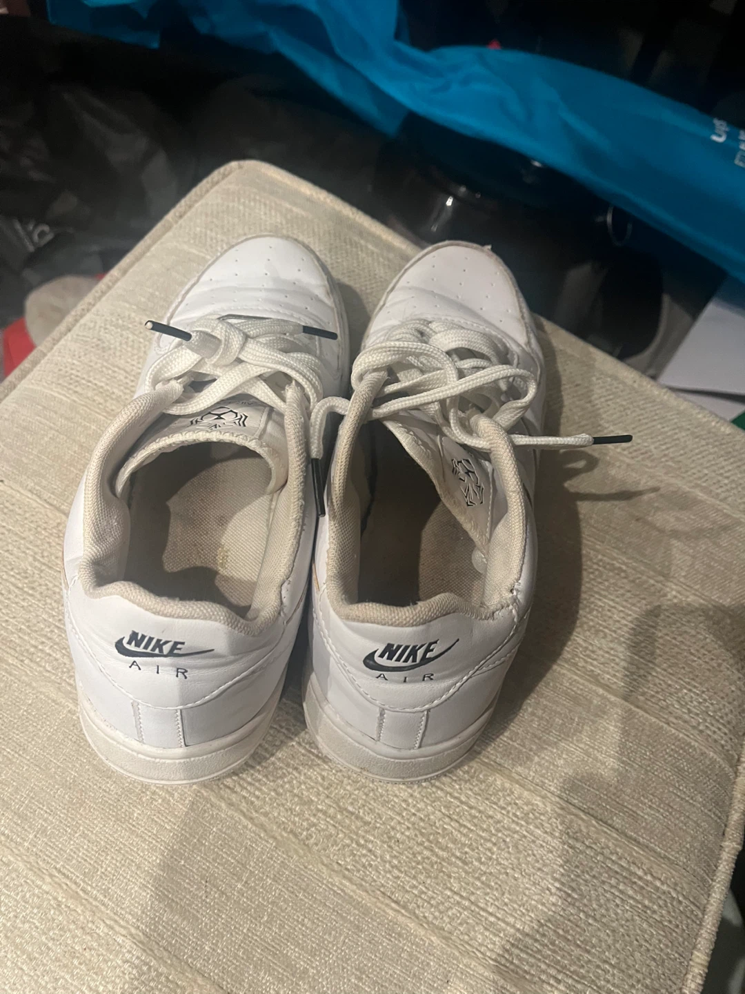 Nike Air Force White Sneakers - Size 6 - photo 4