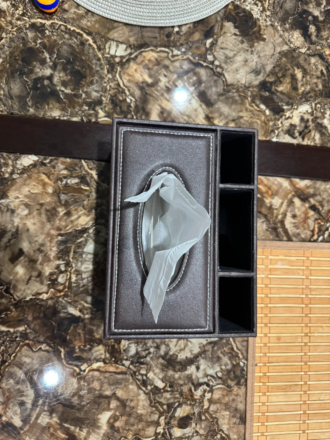 Tissue Box Cover with Organizer - photo 3