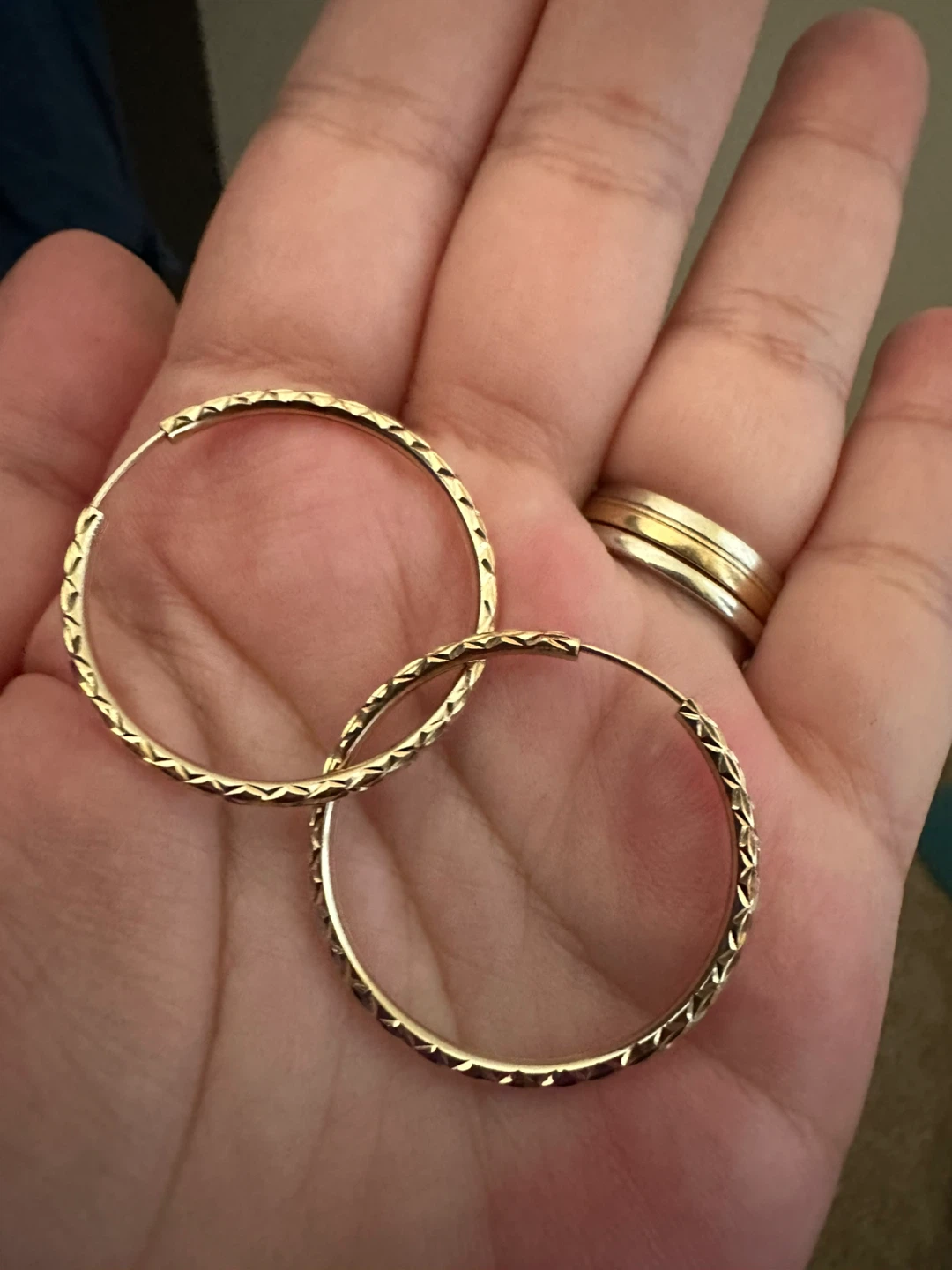 10K Hoop earrings - photo 4