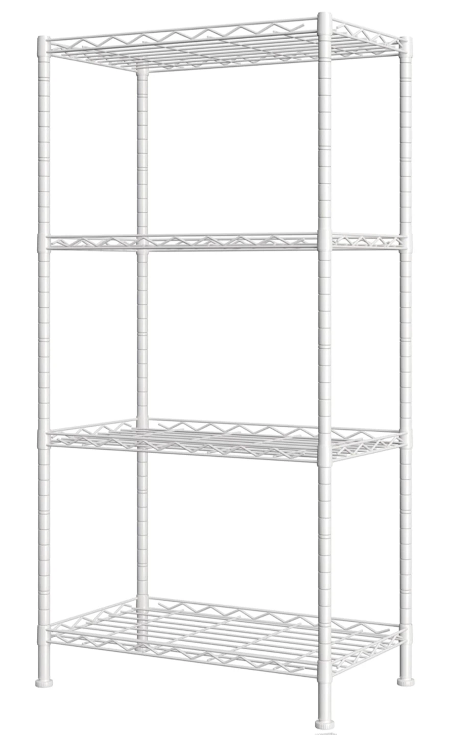 White Wire Shelving Unit - 4 Tier - photo 5