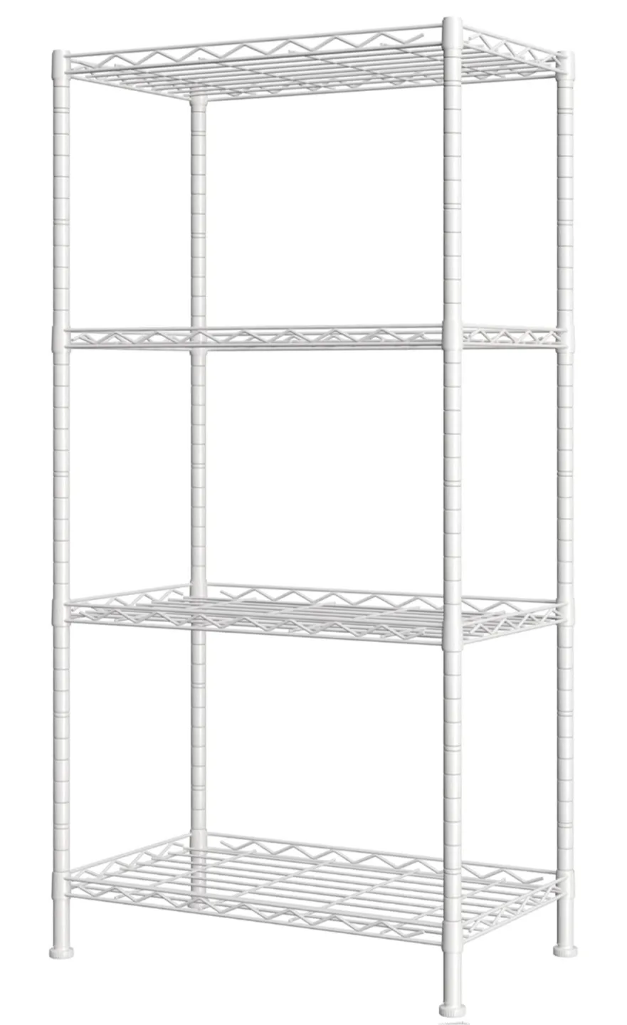 White Wire Shelving Unit - 4 Tier image indicator(5)