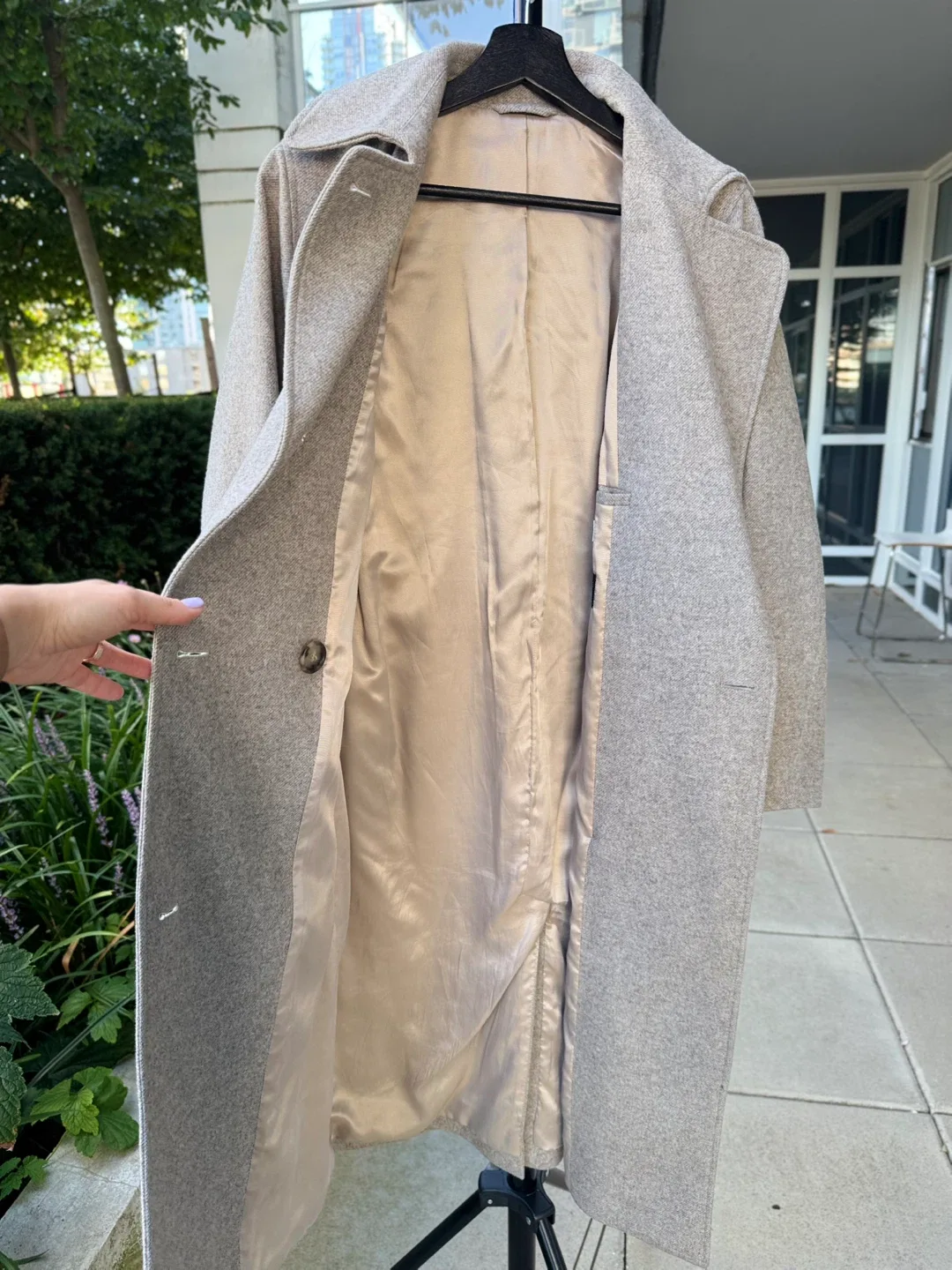 & Other Stories Wool Blend Coat  | EU32 | US2 image indicator(6)