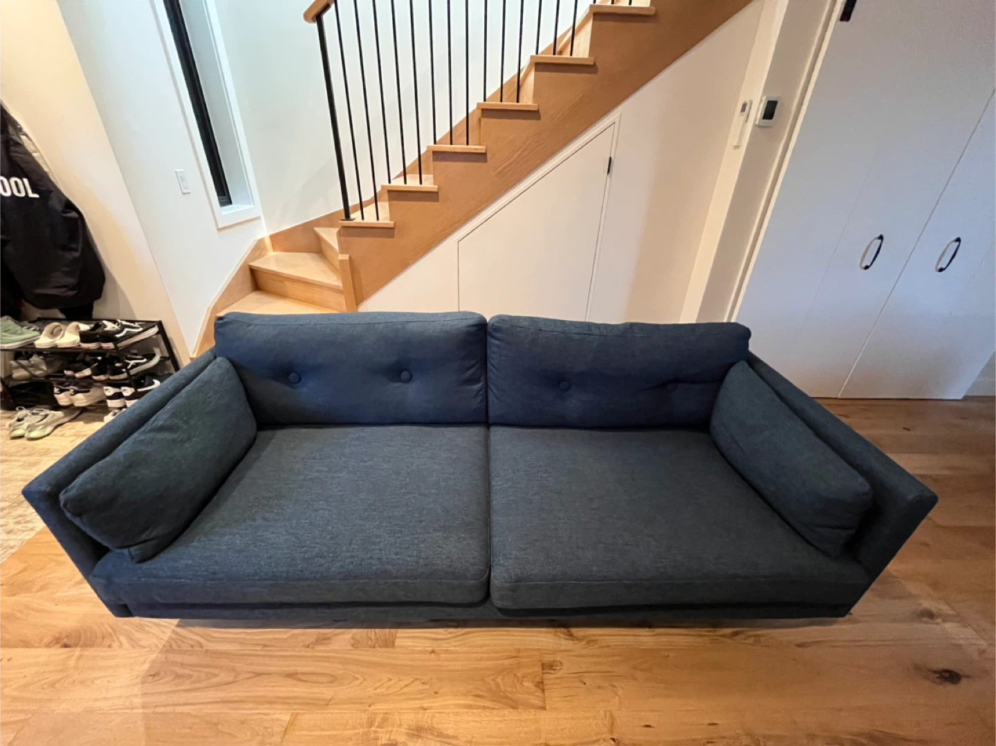 Blue Fabric Sofa from Article - photo 2