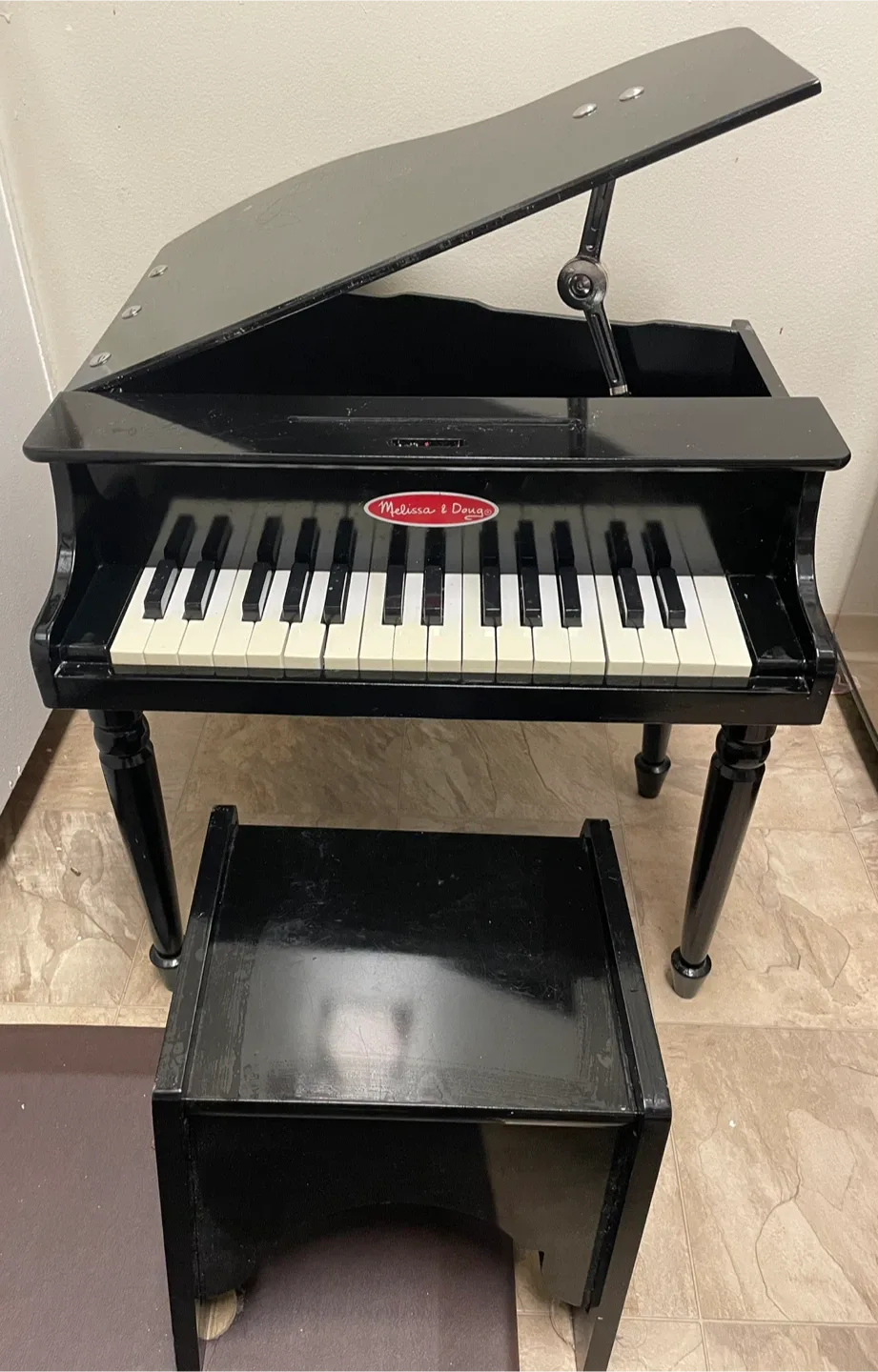 Melissa & Doug Black Grand Piano