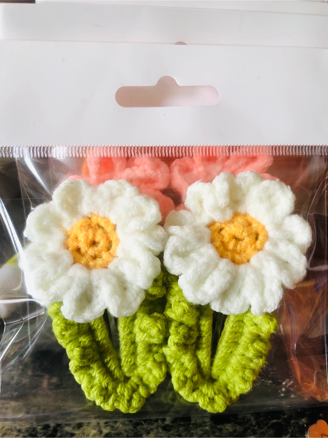 Handmade Crochet Hair Clips - Cute Fruit & Flower Designs! - photo 5