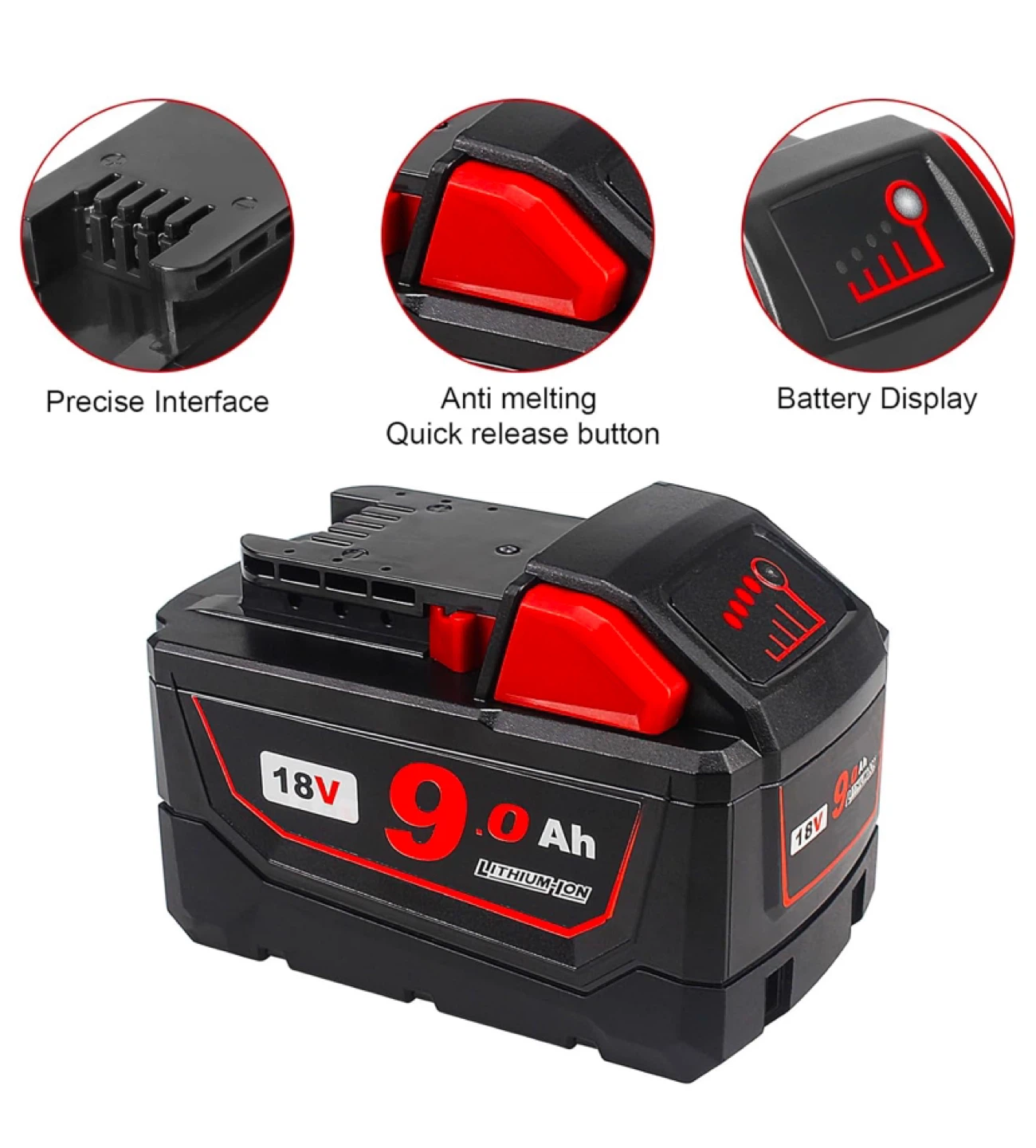 Xinriga replacement battery for Milwaukee - photo 2