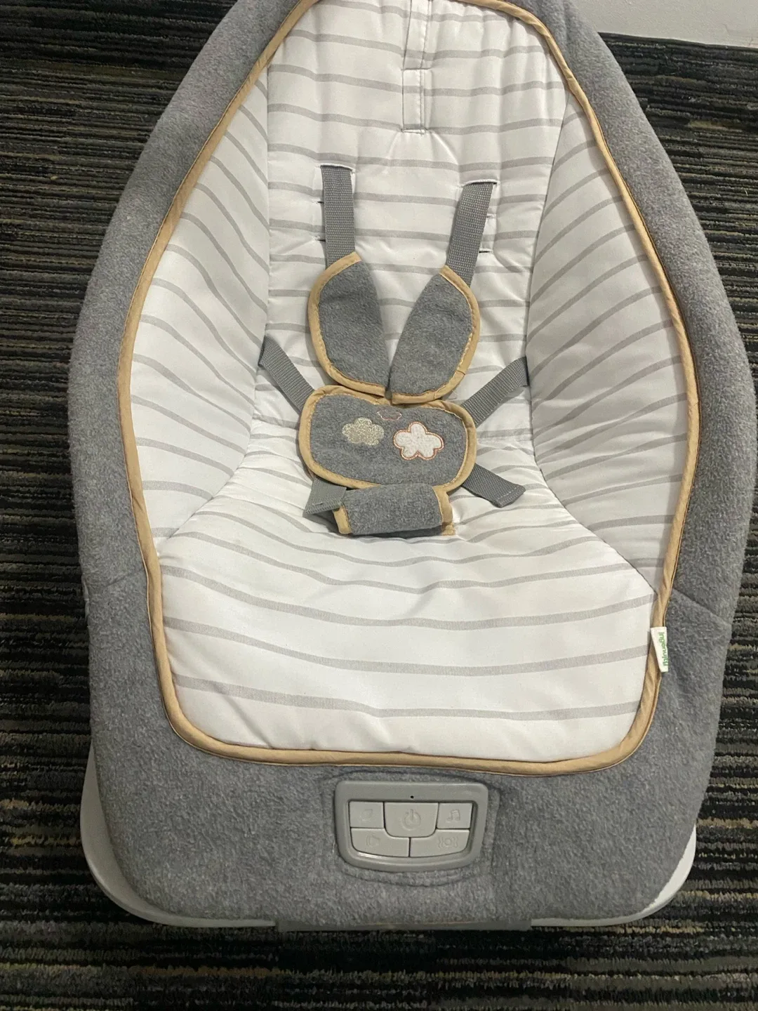 Baby Bouncer - Grey & White image indicator(3)