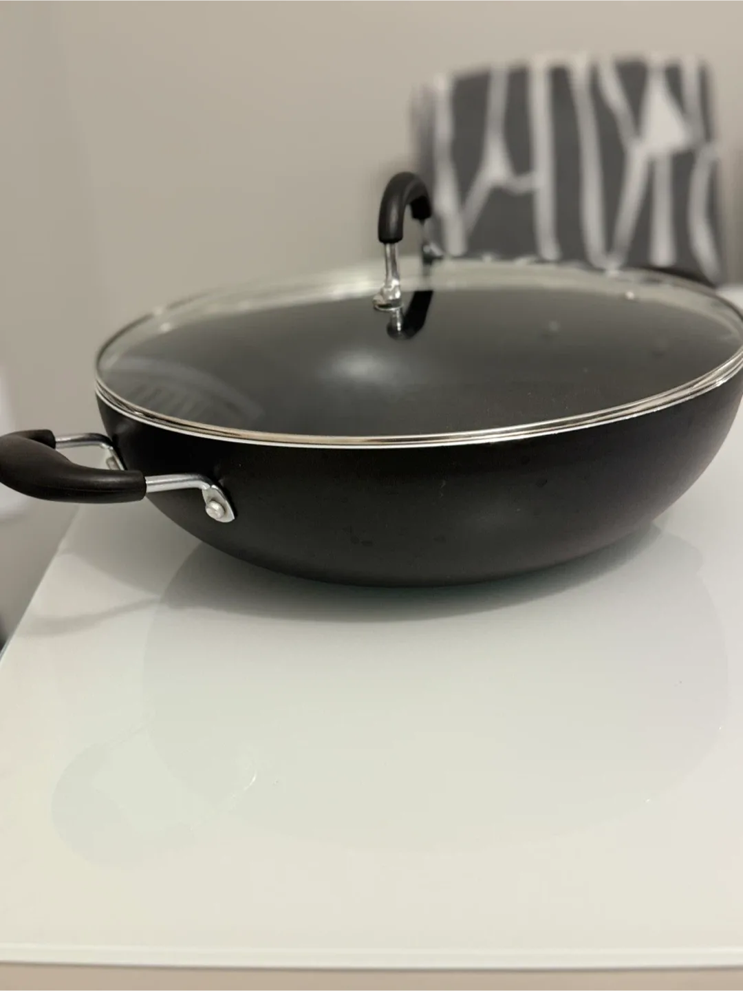 Black Wok with Lid thumbnail