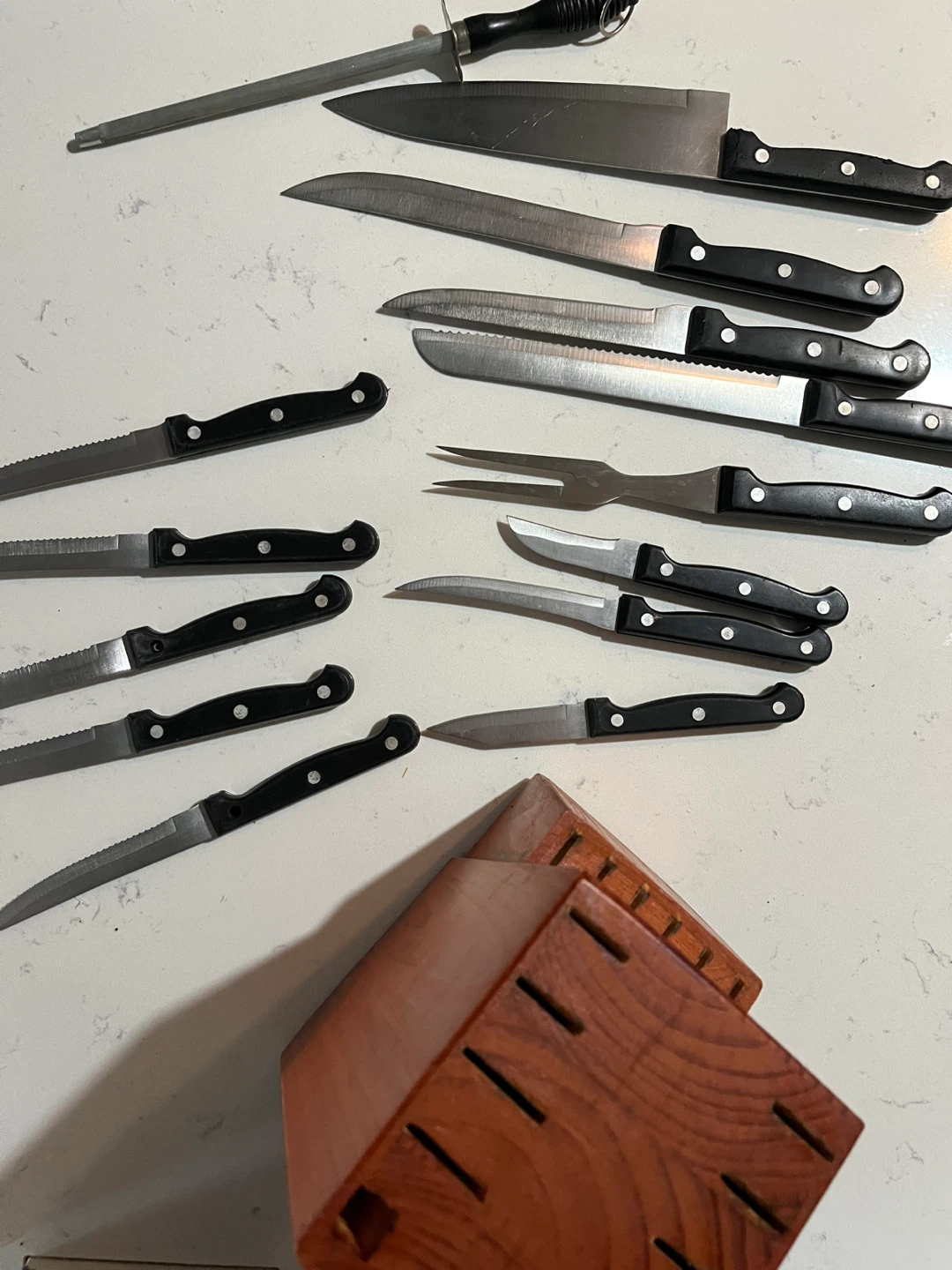 Knife Set with Block (Amway)