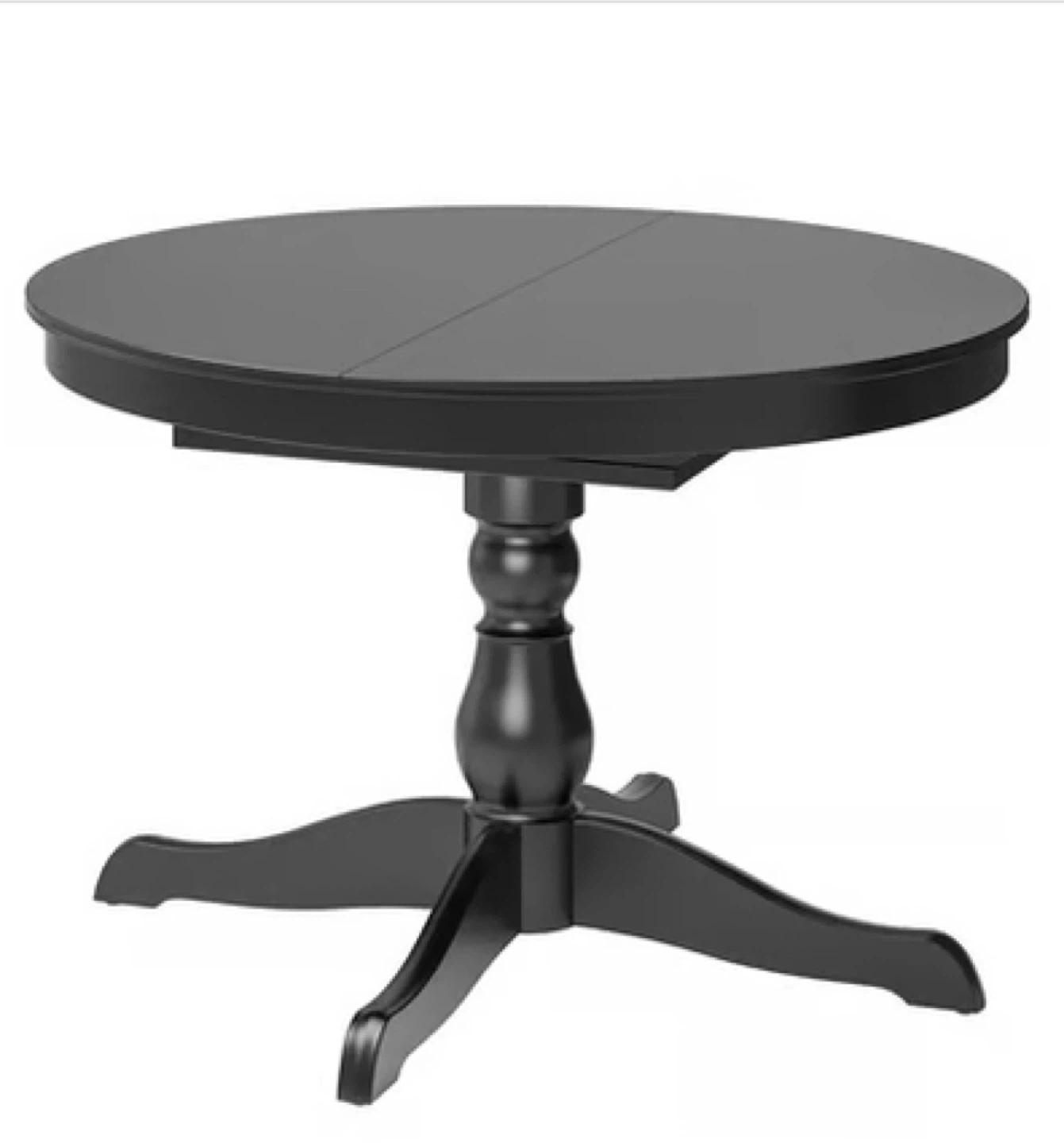 IKEA Ingatorp Extendable Round Table & 4 Chairs - photo 2