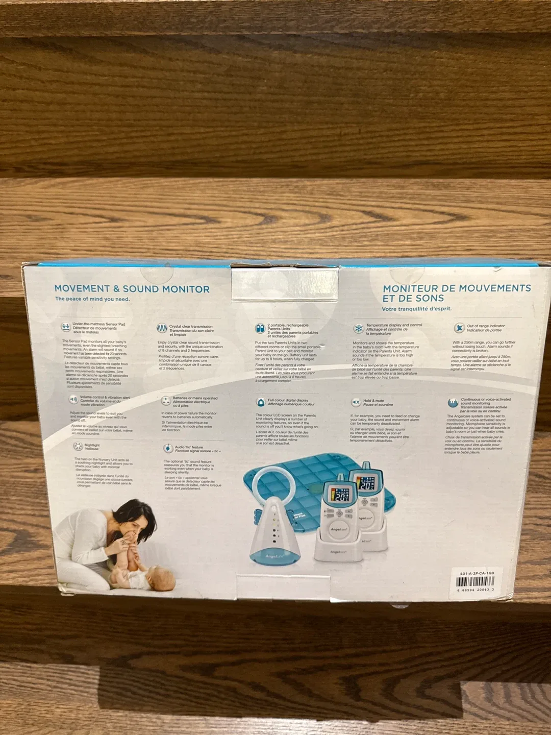 Angelcare Deluxe Movement & Sound Baby Monitor image indicator(2)