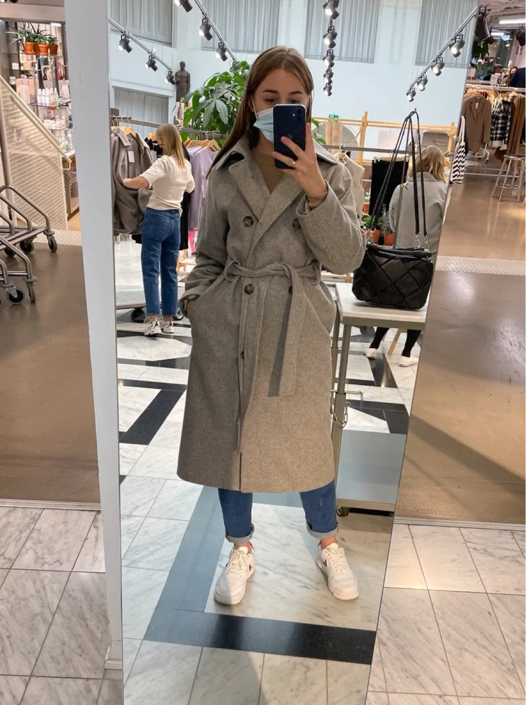 & Other Stories Wool Blend Coat  | EU32 | US2 image indicator(10)