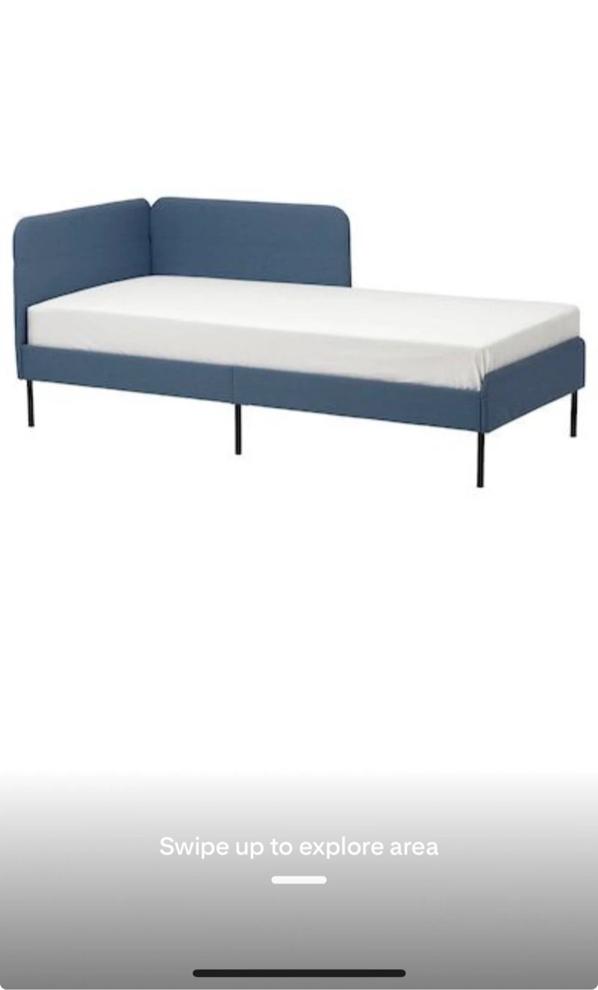 Blue Bed Frame