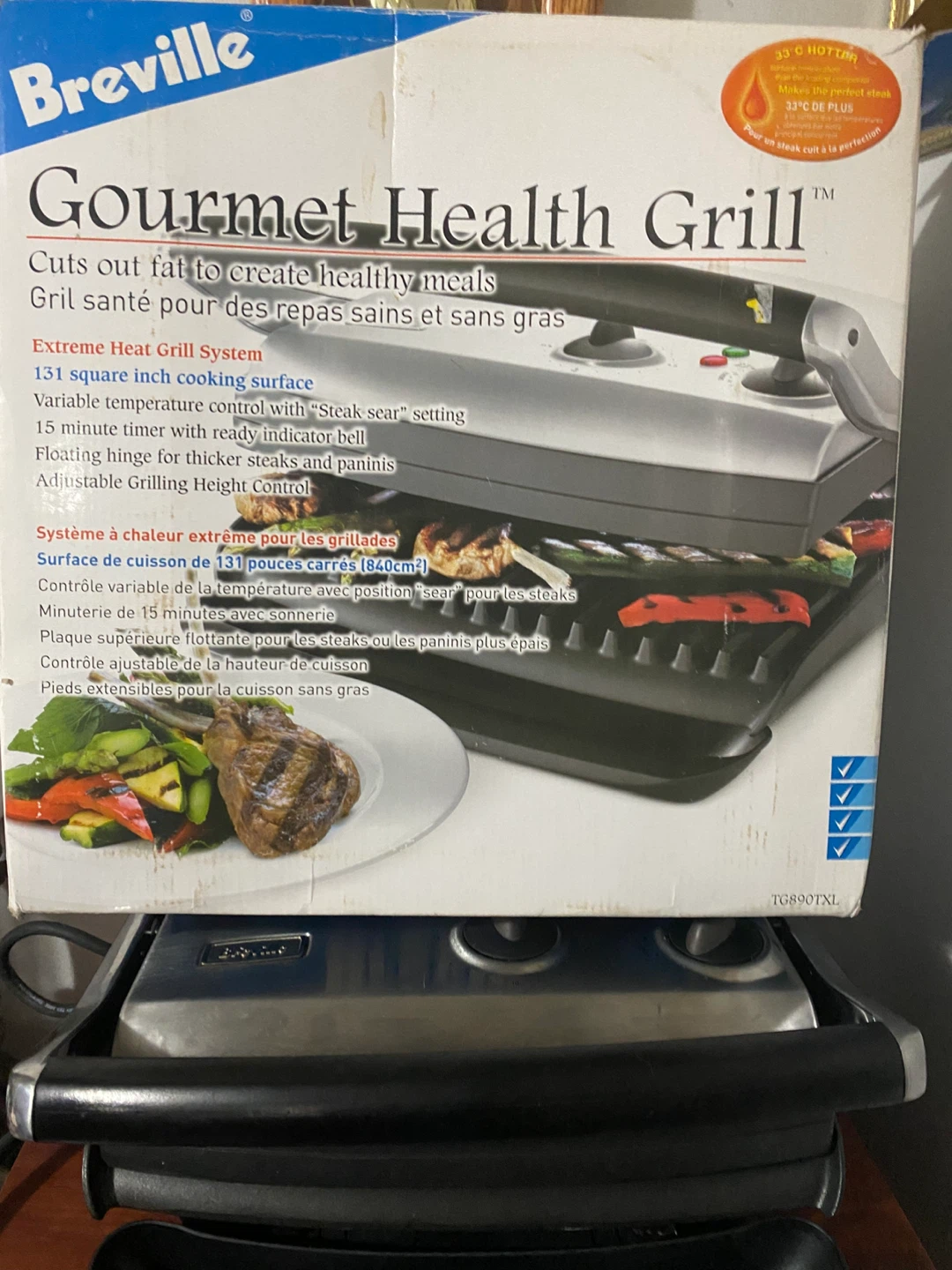 Brand new Breville gourmet health grill - photo 5