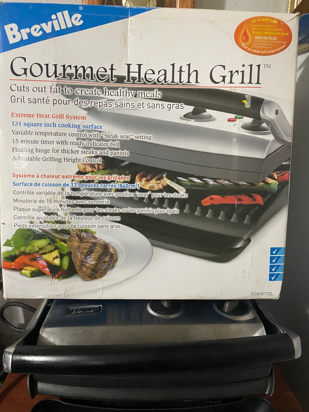 Brand new Breville gourmet health grill - photo 4