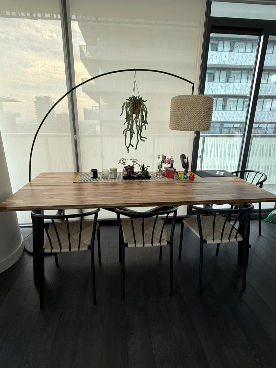 Moving Sale: Skogsta table with Chairs - photo 2