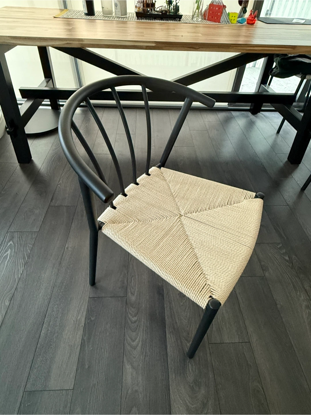Moving Sale: Skogsta table with Chairs - photo 3