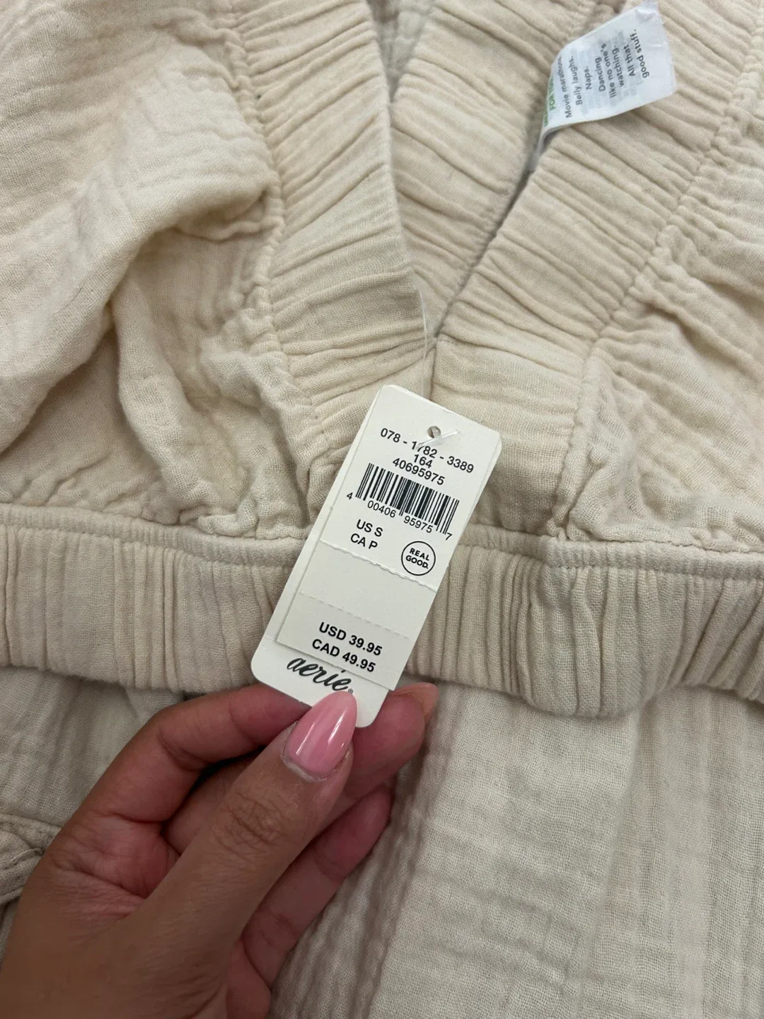 Aerie Beige Lounge Set - Size S image indicator(4)