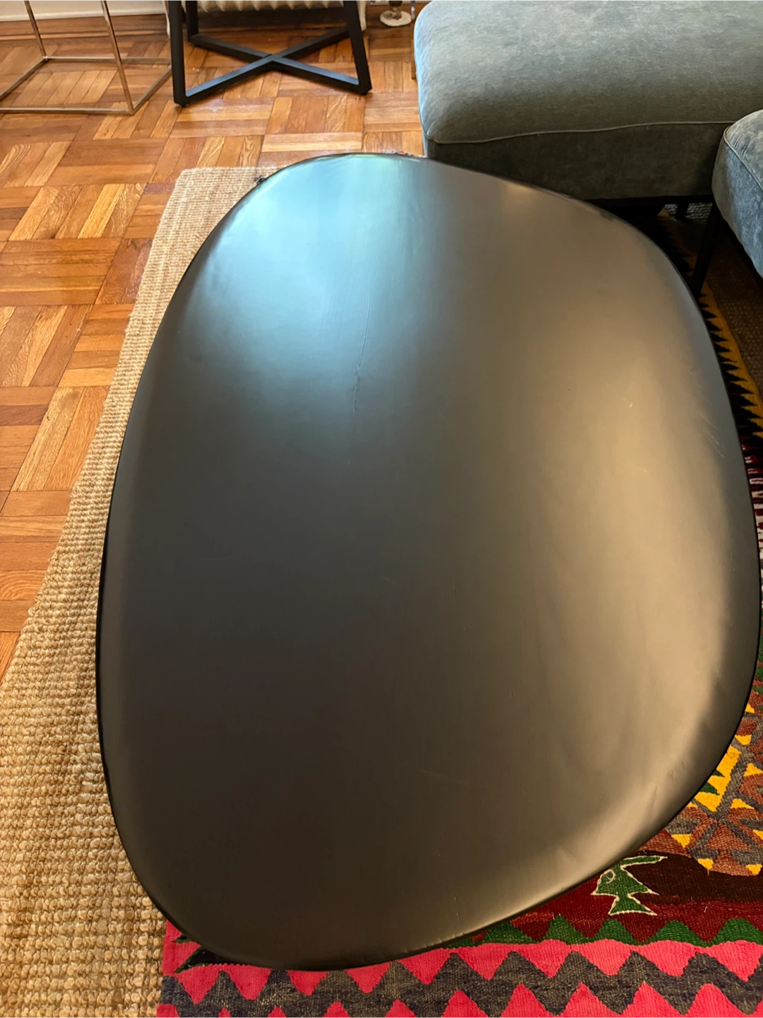 West Elm Black Coffee Table - photo 3