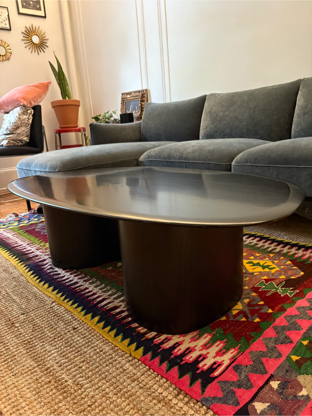 West Elm Black Coffee Table