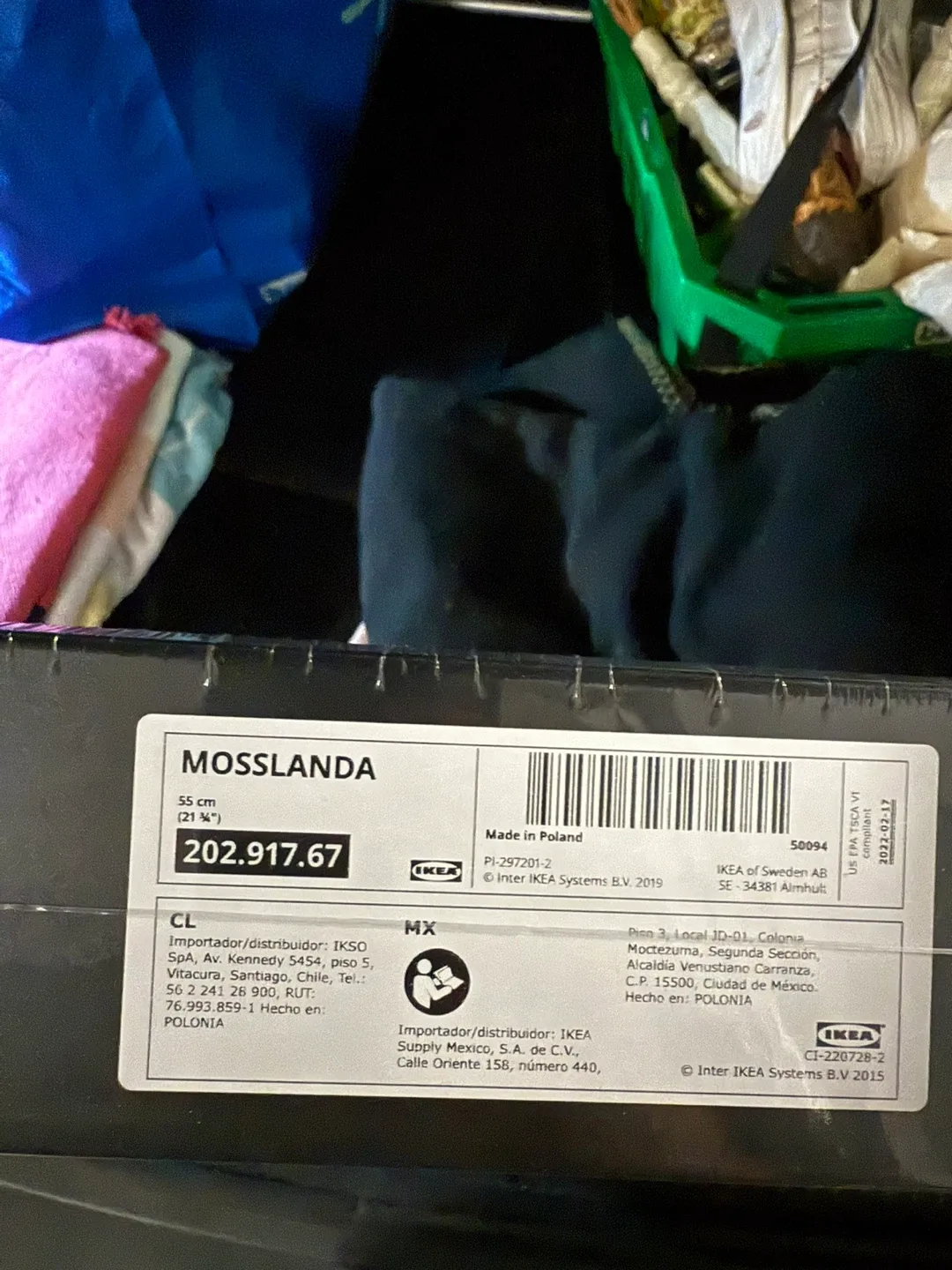 IKEA Mosslanda Picture Ledge - Black - 55cm image indicator(2)