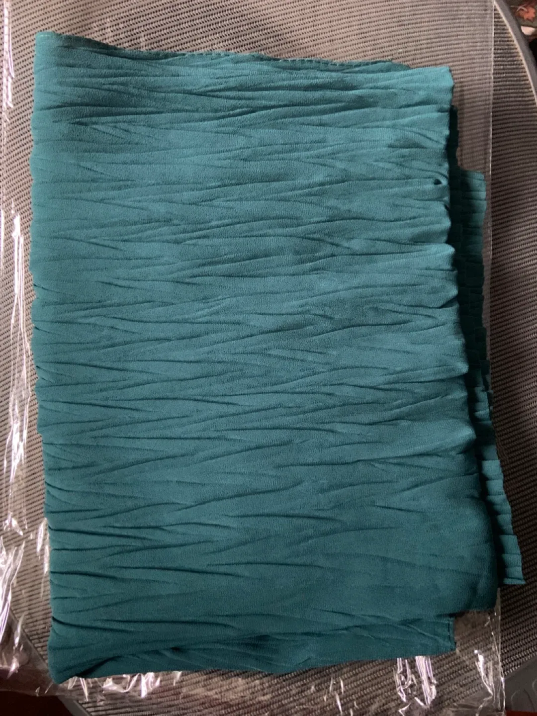 Dark Teal Crinkle Hijab/Shawl/Scarf image indicator(2)