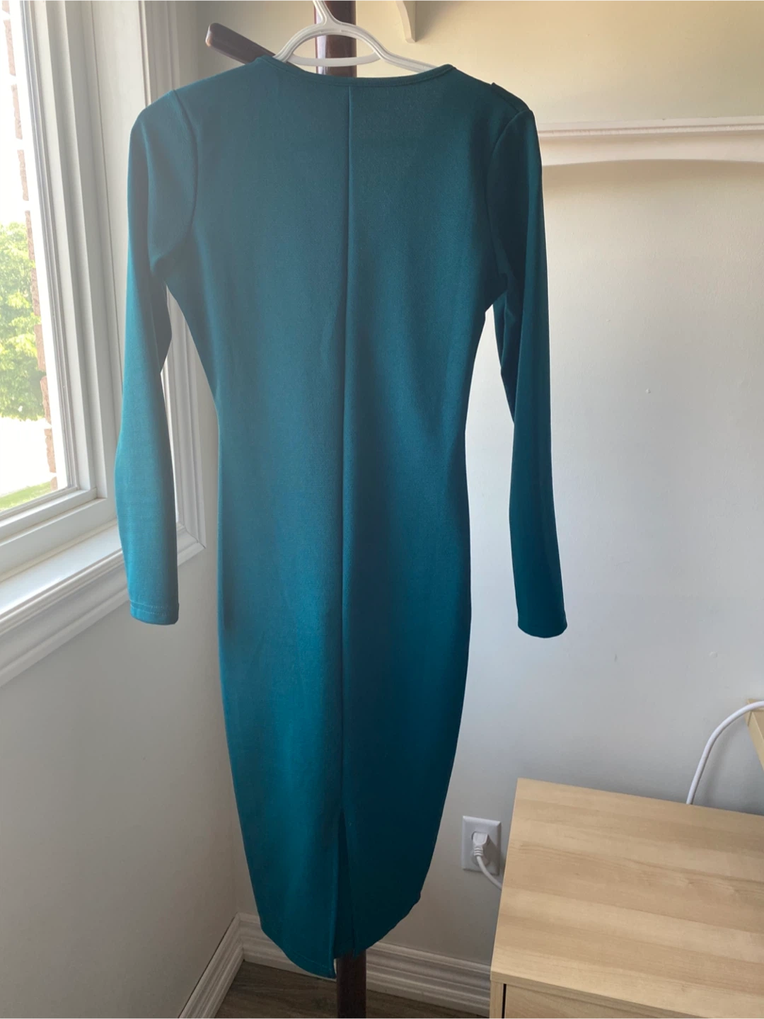 Teal Long Sleeve Dress - photo 2