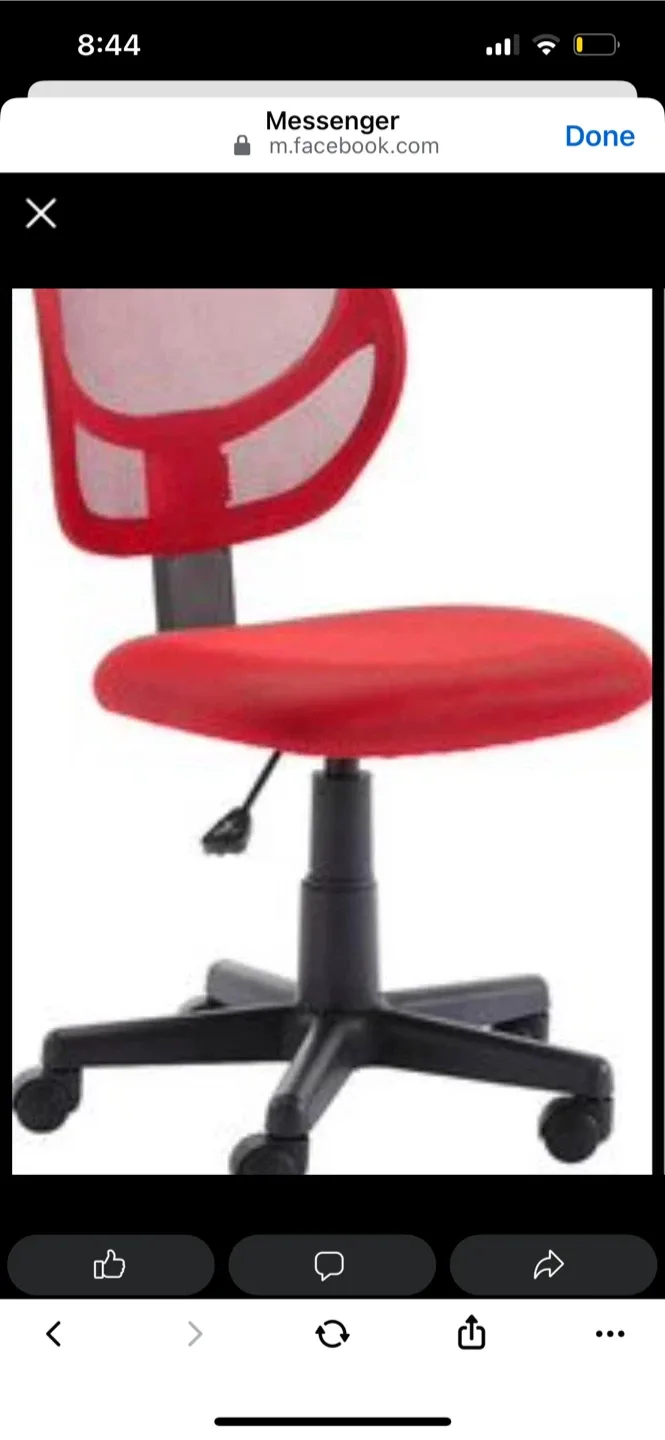 New Red Office Desk Chair image indicator(3)