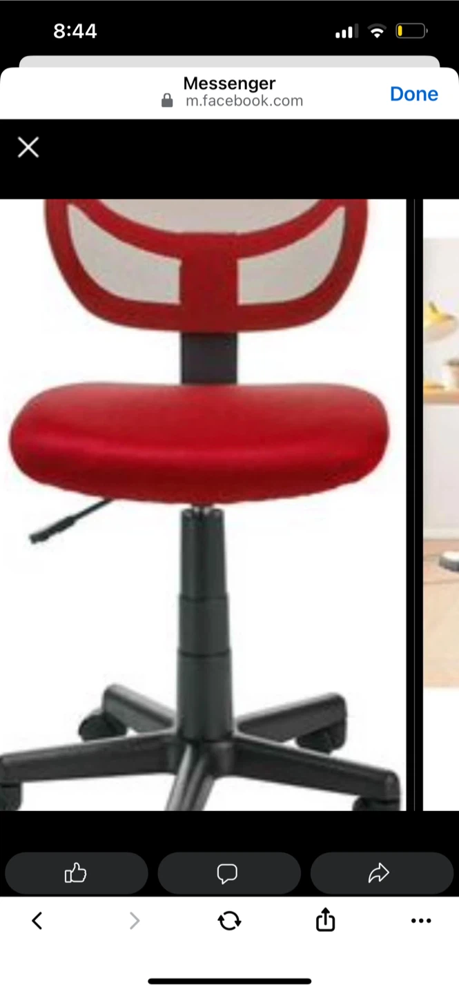 New Red Office Desk Chair
