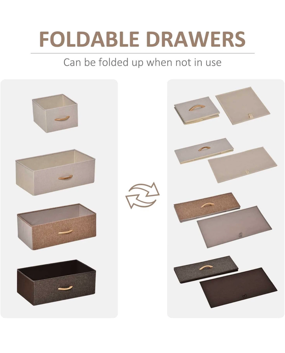 5-Drawer Fabric Dresser Storage Tower - photo 5