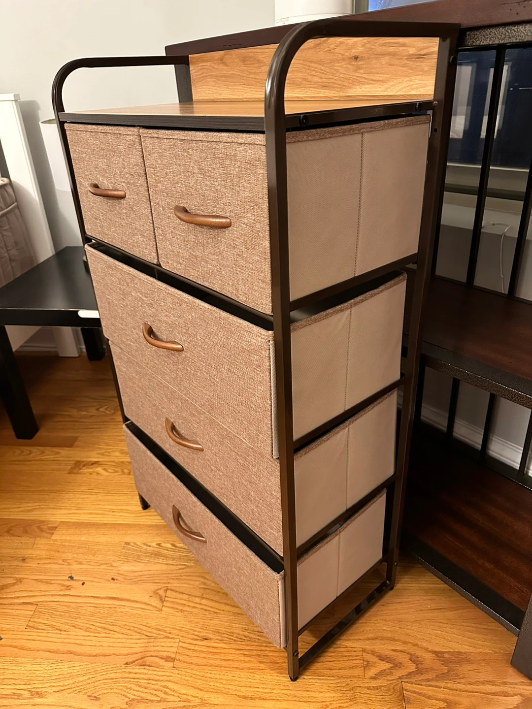 5-Drawer Fabric Dresser Storage Tower - photo 2