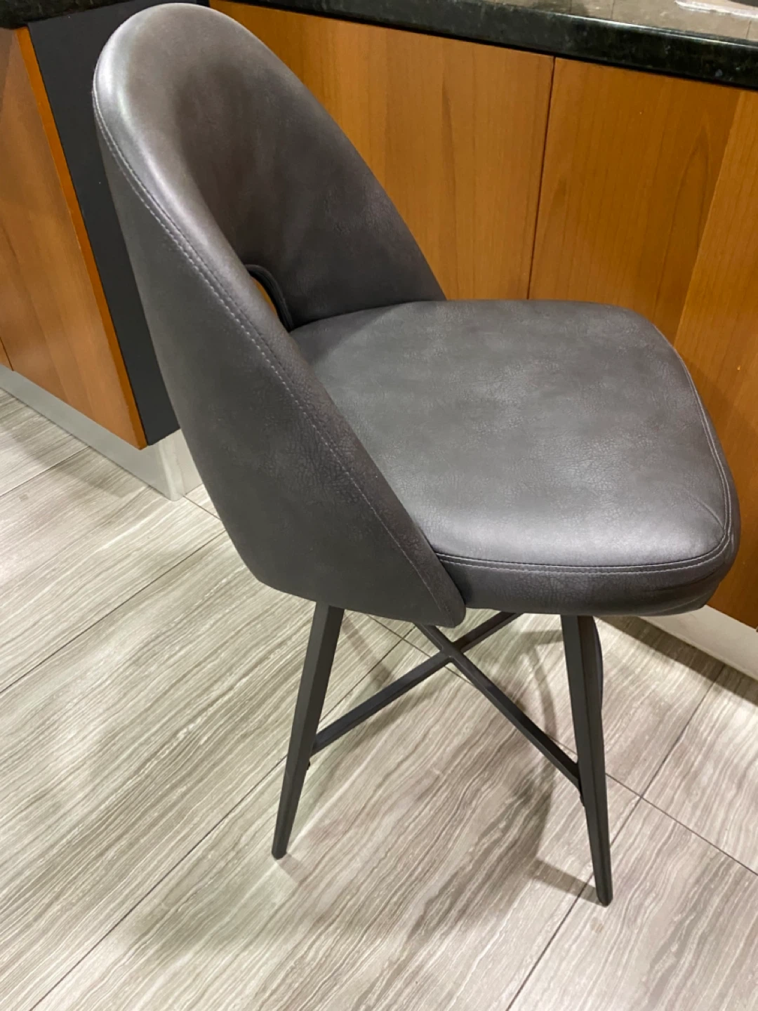 Grey Counter Stool