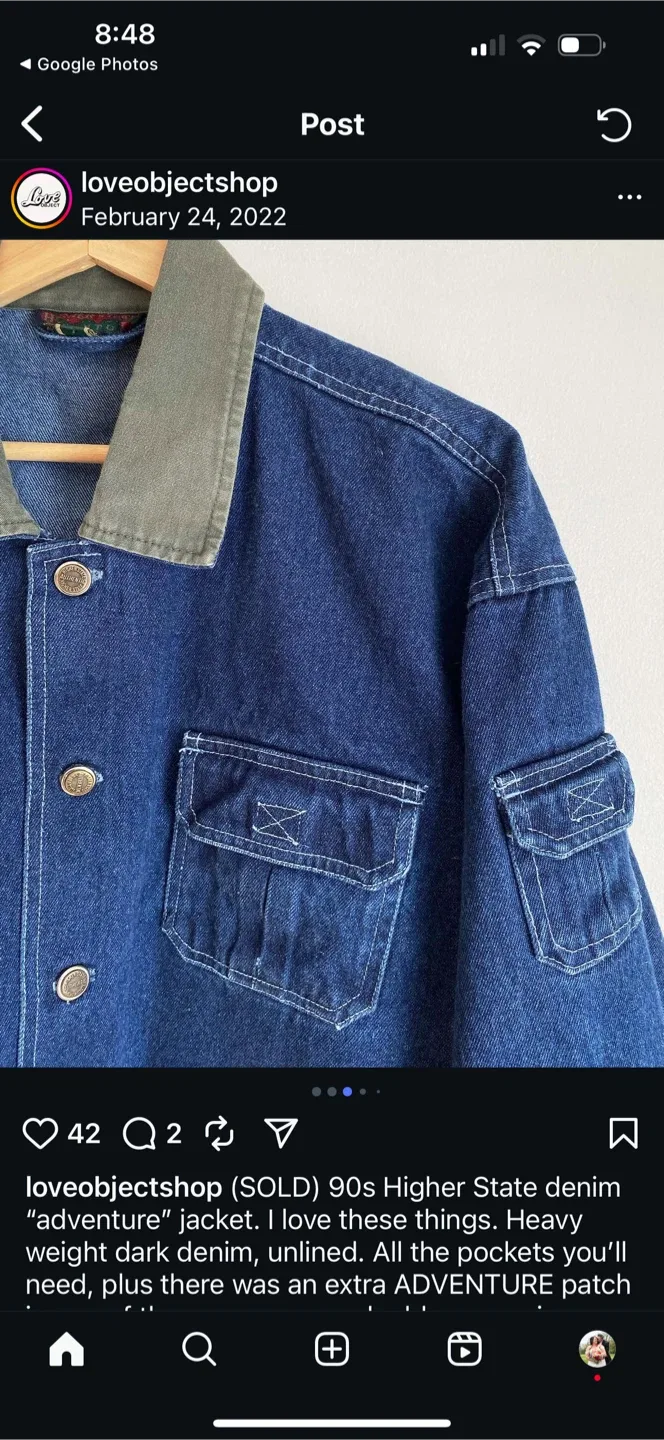 Vintage Barn Jacket Higher State Denim Adventure Jacket image indicator(4)