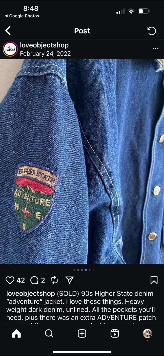 Vintage Barn Jacket Higher State Denim Adventure Jacket image indicator(5)