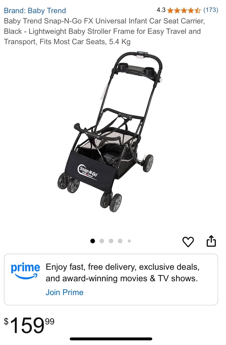 Baby Trend Snap-N-Go FX Infant Car Seat Carrier image indicator(4)