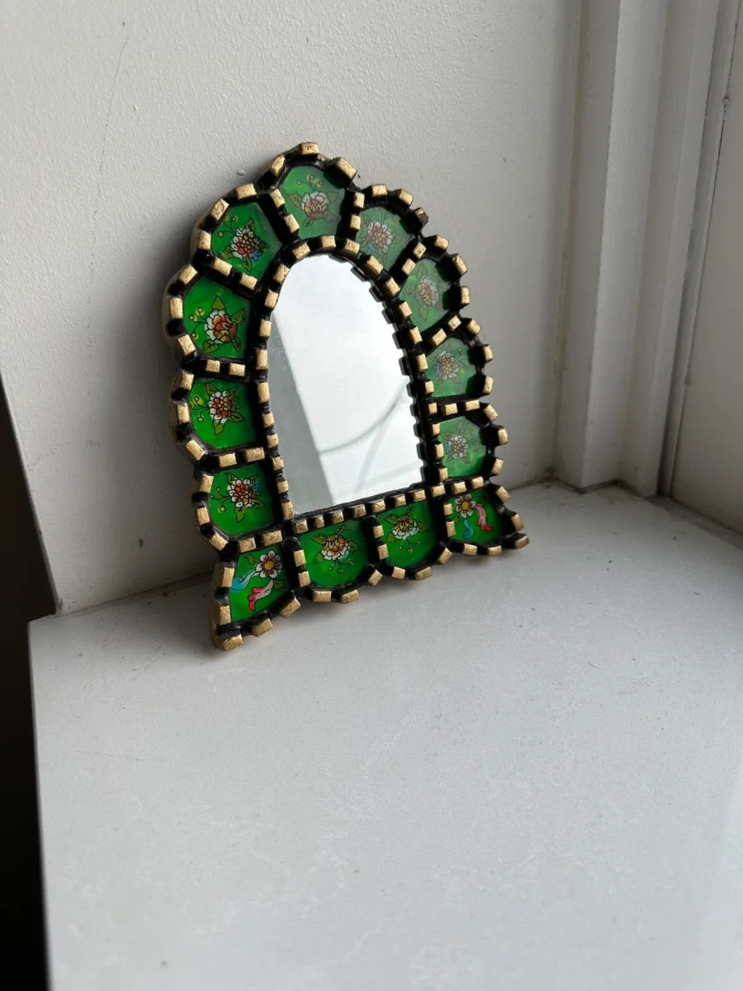 Set of 3 Handmade Peruvian Mirrors – Andean Folk Art image indicator(2)