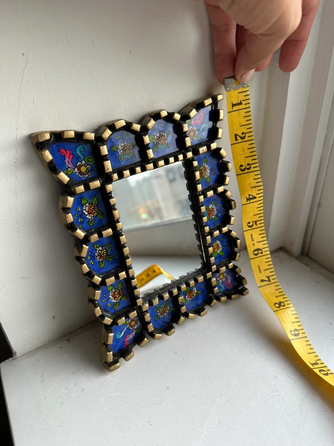 Set of 3 Handmade Peruvian Mirrors – Andean Folk Art image indicator(4)