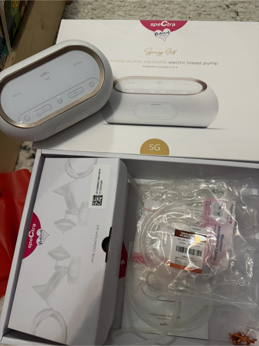 Spectra Synergy Gold Portable Double Electric Breast Pump - photo 2