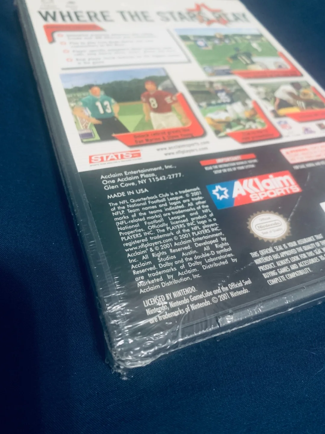 Sealed NFL QB Club 2002 (Nintendo GameCube, 2001) image indicator(2)