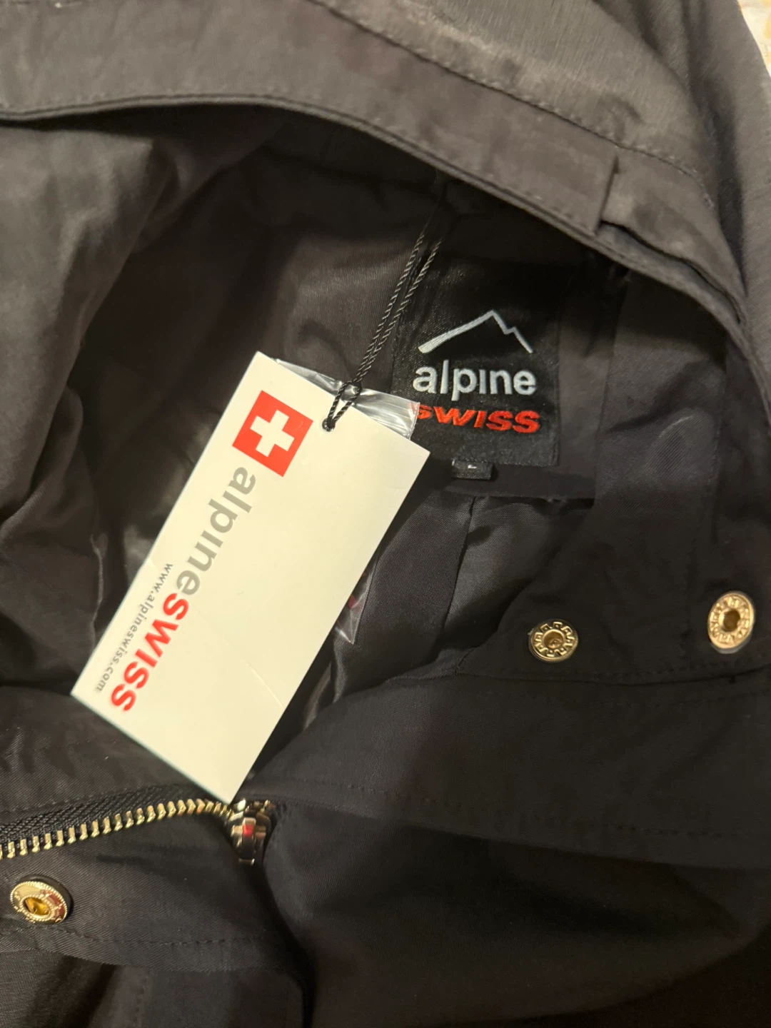 Alpine Swiss Tanya Hooded Rain Jacket - Long - photo 2
