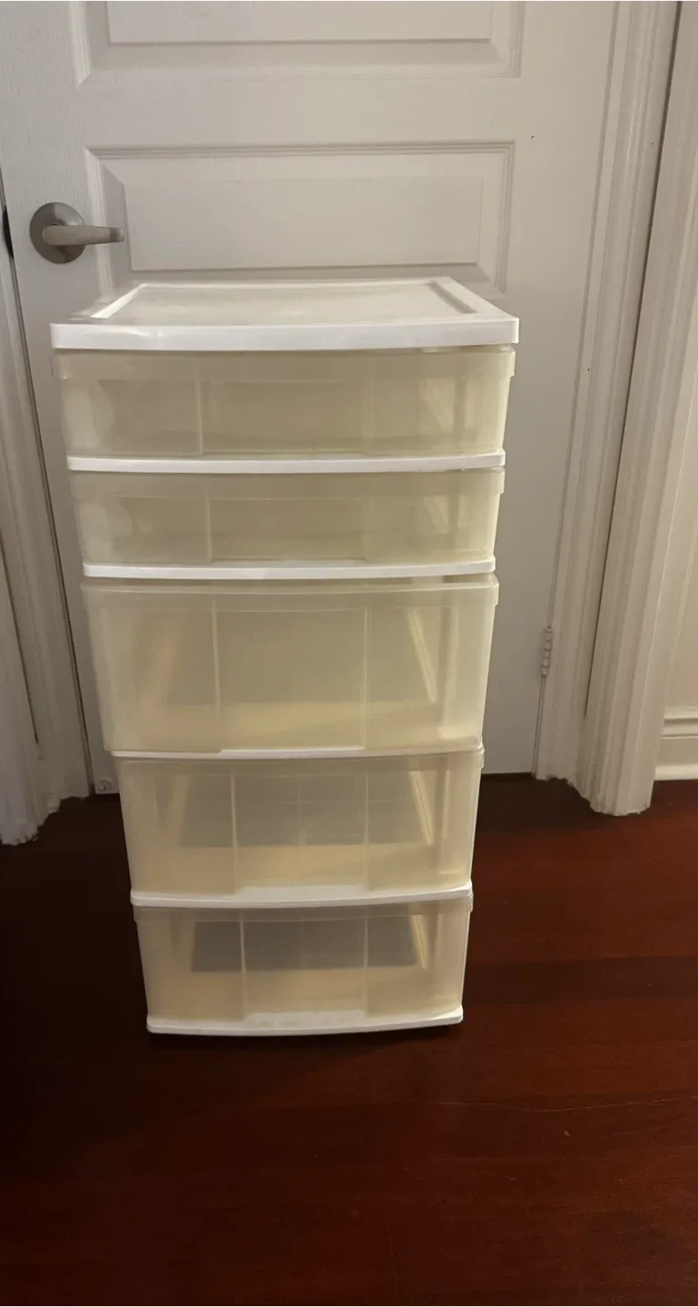 5-Drawer Plastic Storage Unit thumbnail