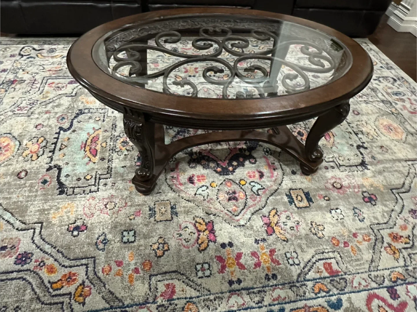 Round Glass Top Coffee Table image indicator(5)