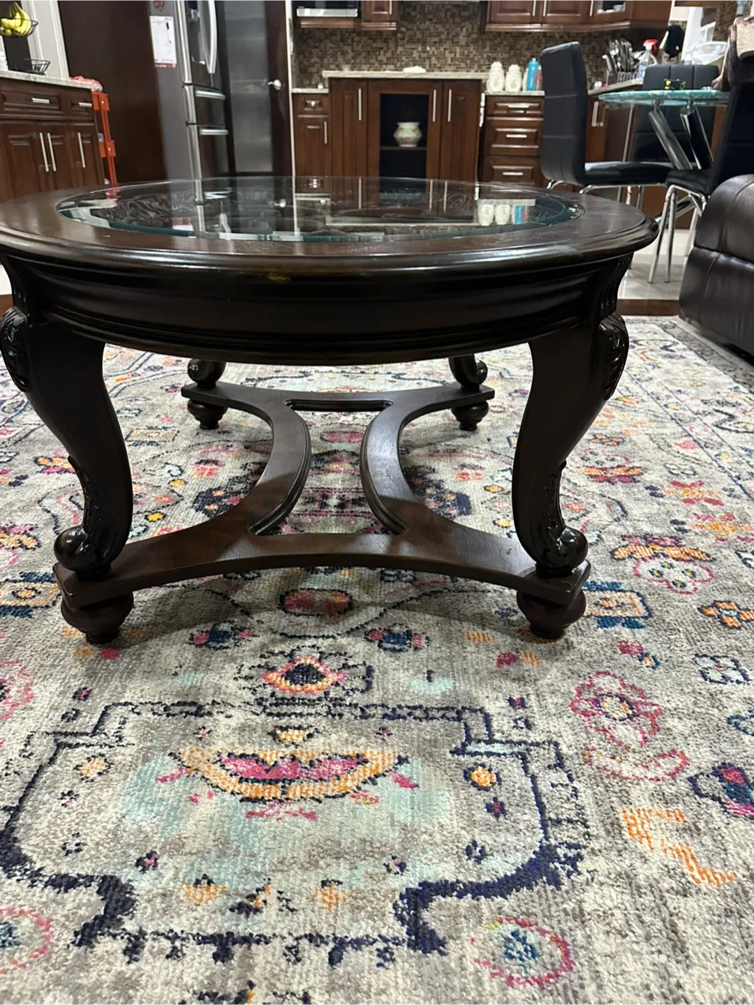 Round Glass Top Coffee Table image indicator(6)