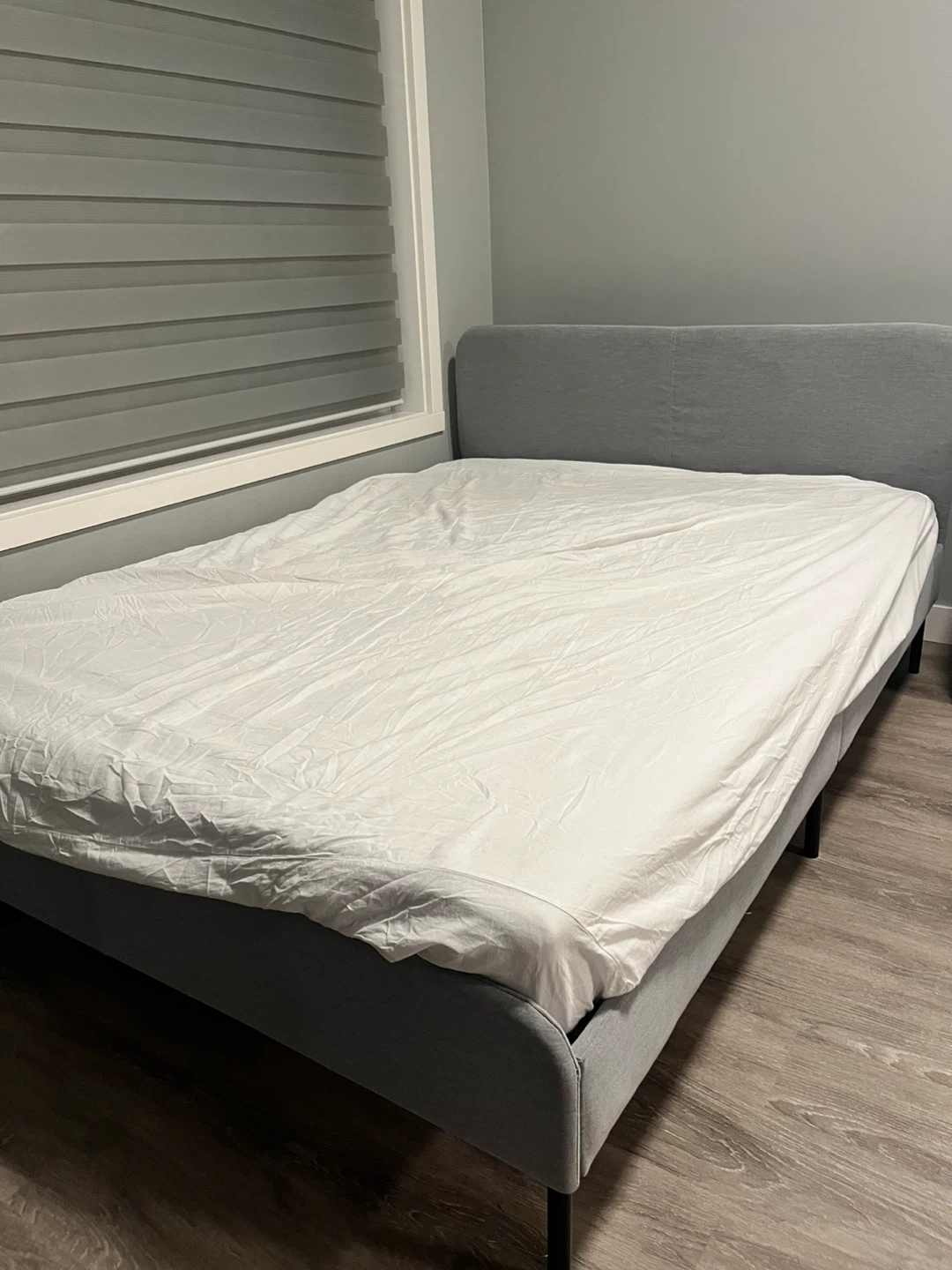 IKEA SLATTUM Bed Frame & VADSÖ Mattress - Full Size - photo 2