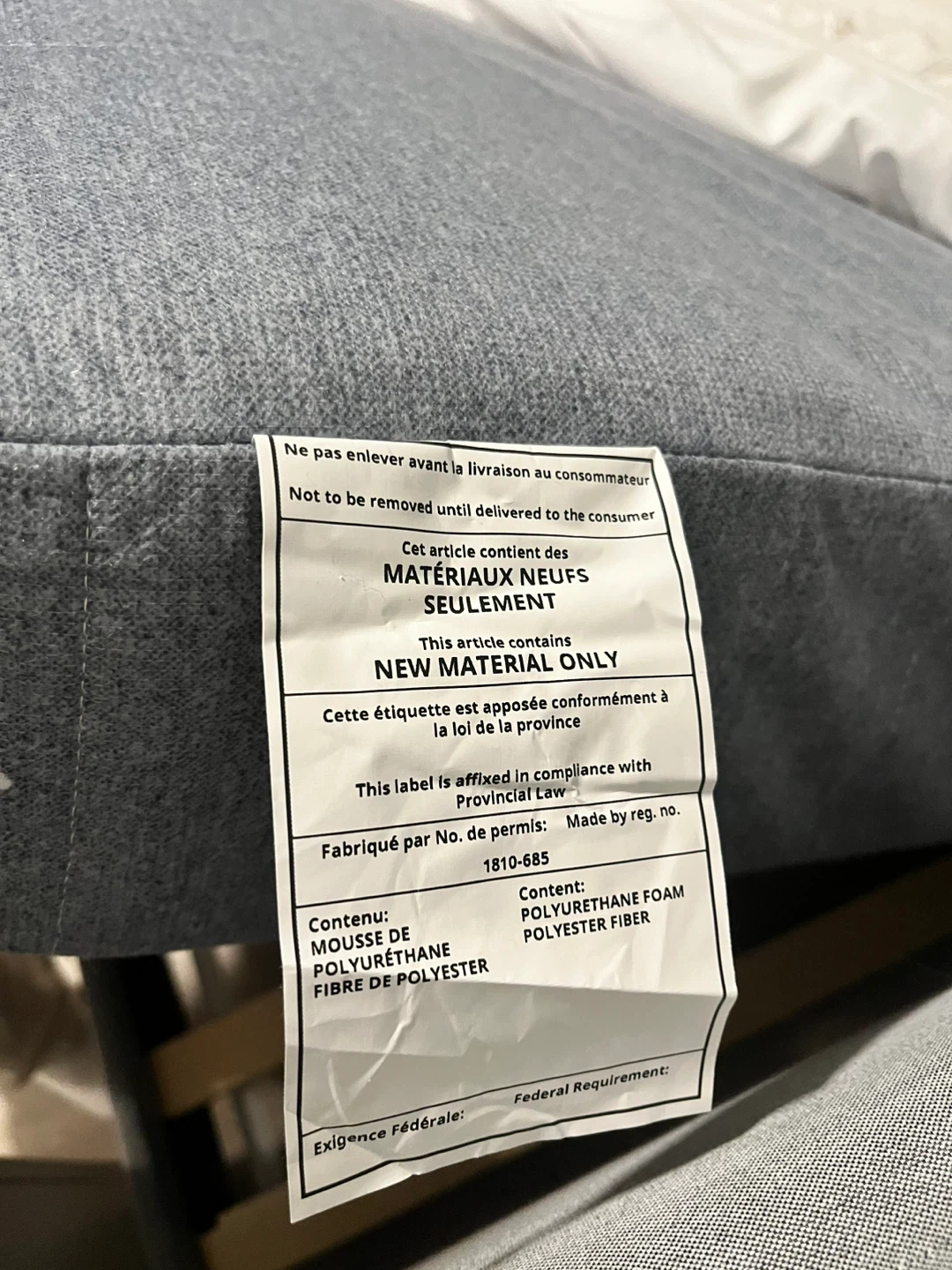 IKEA SLATTUM Bed Frame & VADSÖ Mattress - Full Size - photo 3